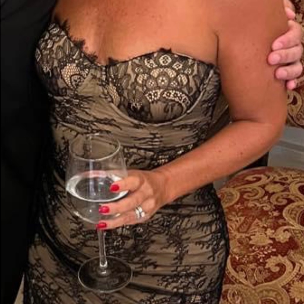 Lace Maxi Dress XS Fashionnova